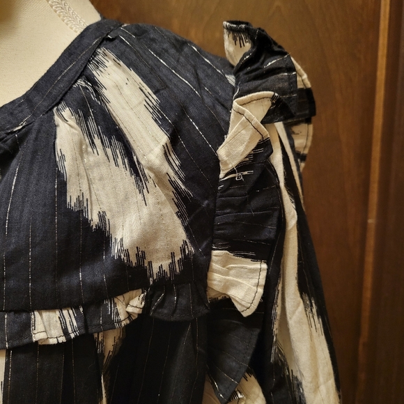 Maurices Black & White Dress With Gold Accents NWT - Picture 6 of 16